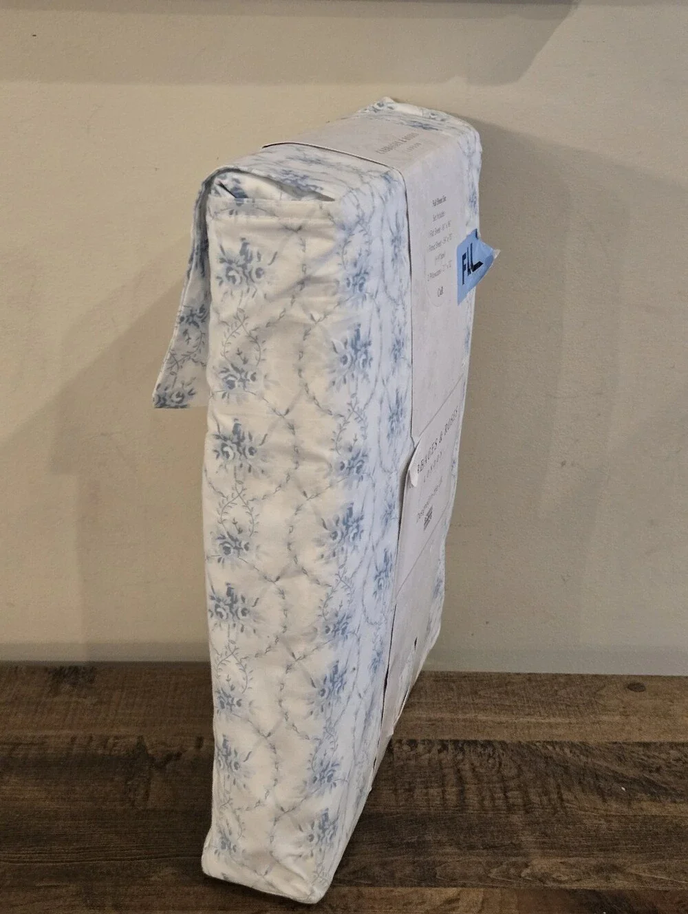 Cabbages & Roses 100% Cotton Percale 4 Pc Full Sheet Set Julia China Blue